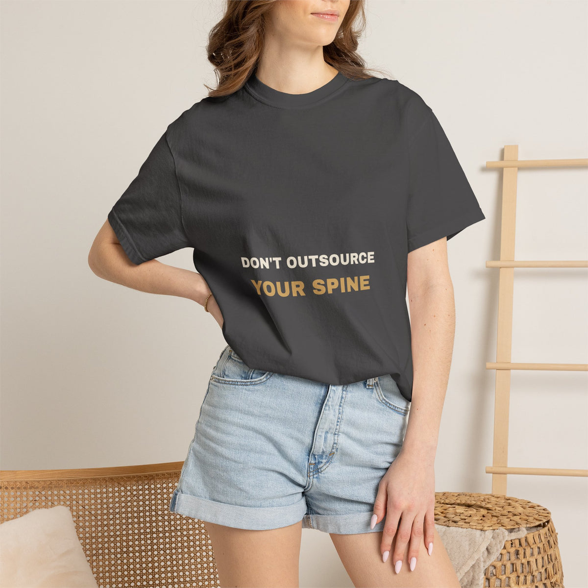 Don't Outsource Your Spine Tee