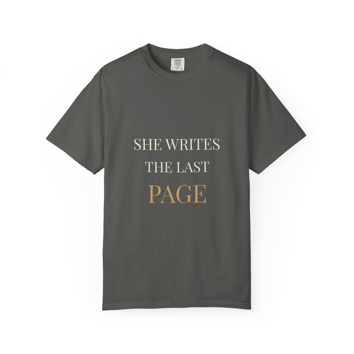 She Writes the Last Page Tee