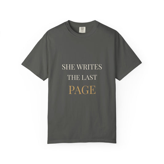 She Writes the Last Page Tee