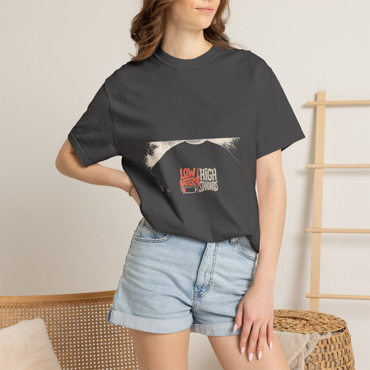 Low Battery High Standards Tee