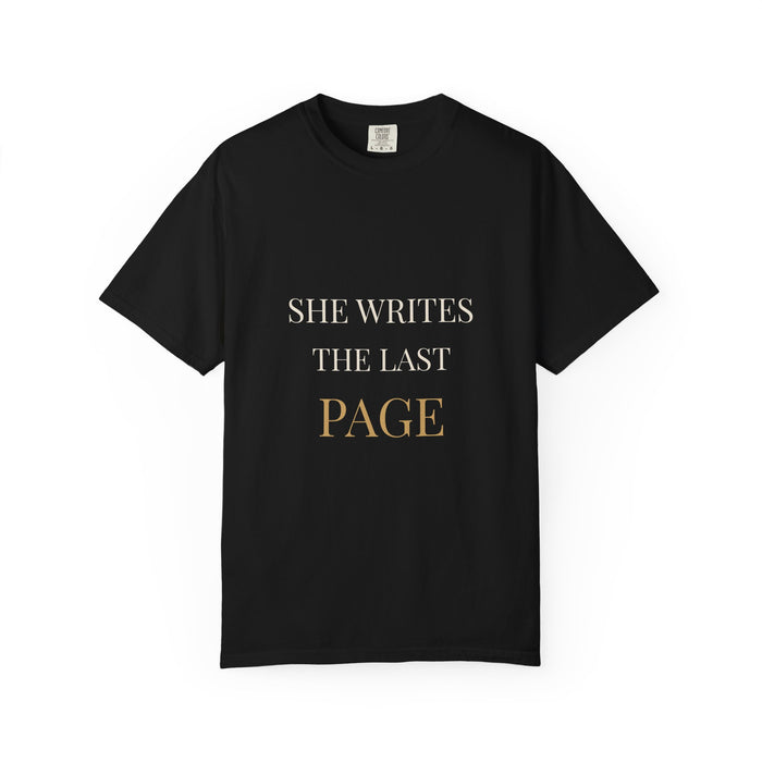 She Writes the Last Page Tee