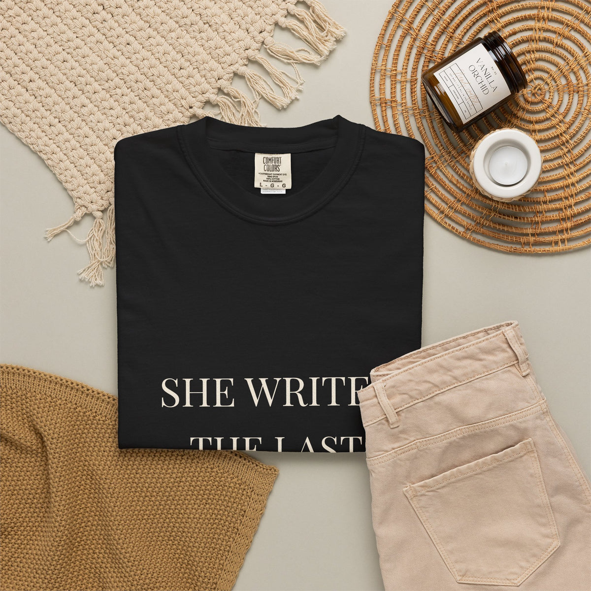 She Writes the Last Page Tee