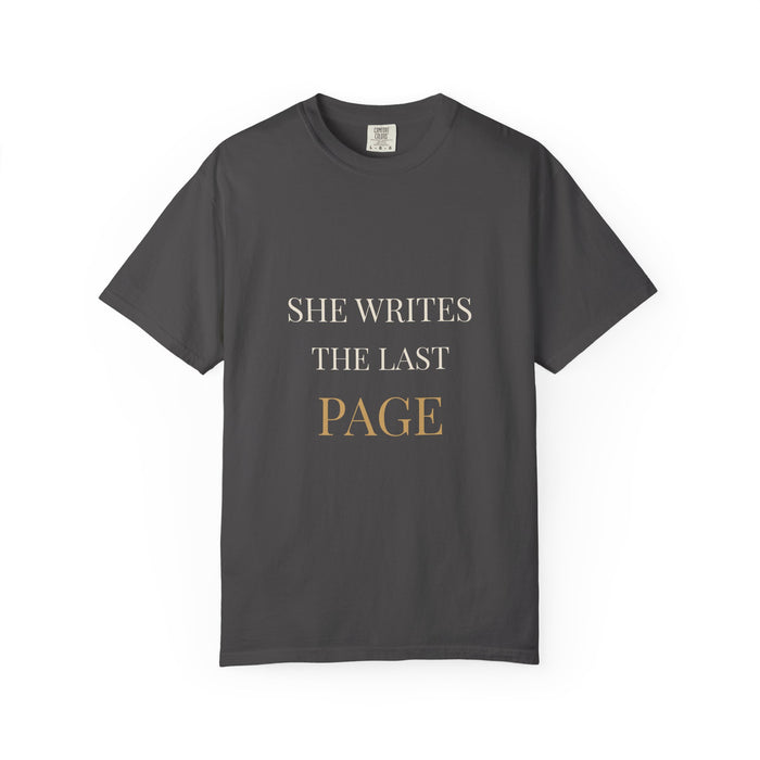 She Writes the Last Page Tee