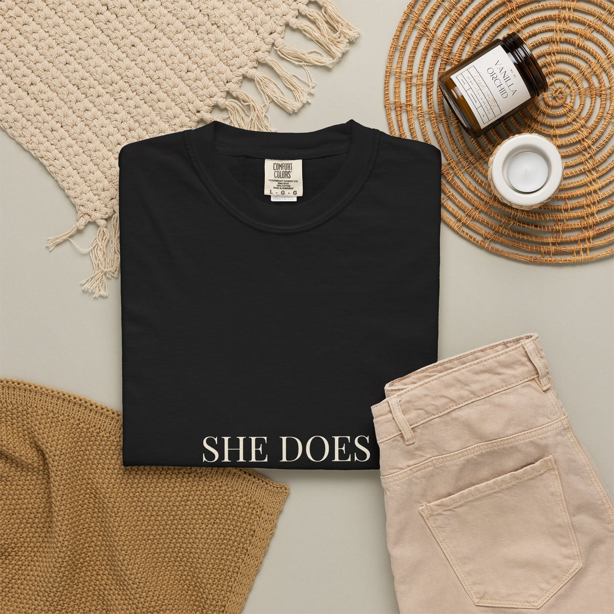 She Does Not Shrink Tee