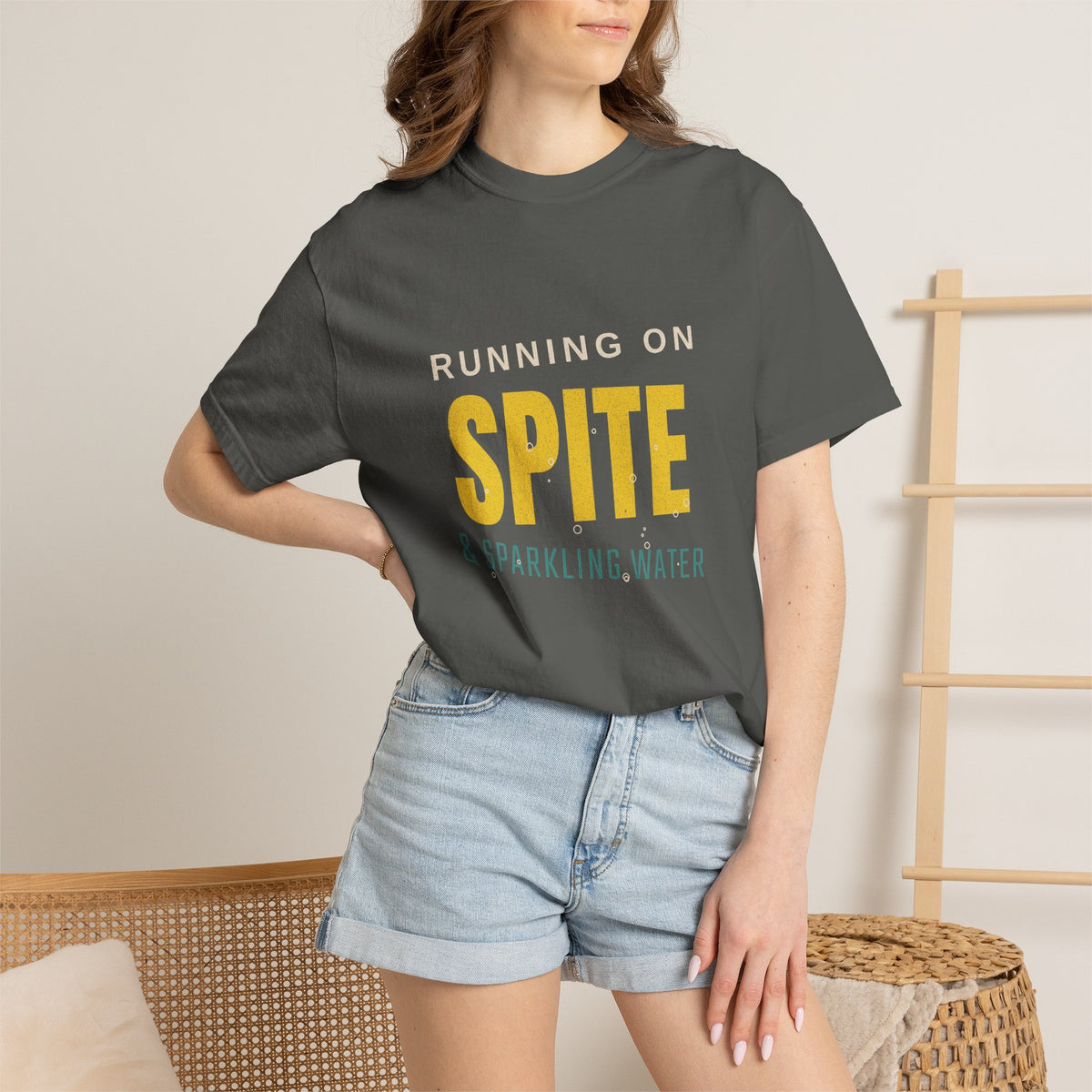 Running on Spite and Sparkling Water Tee