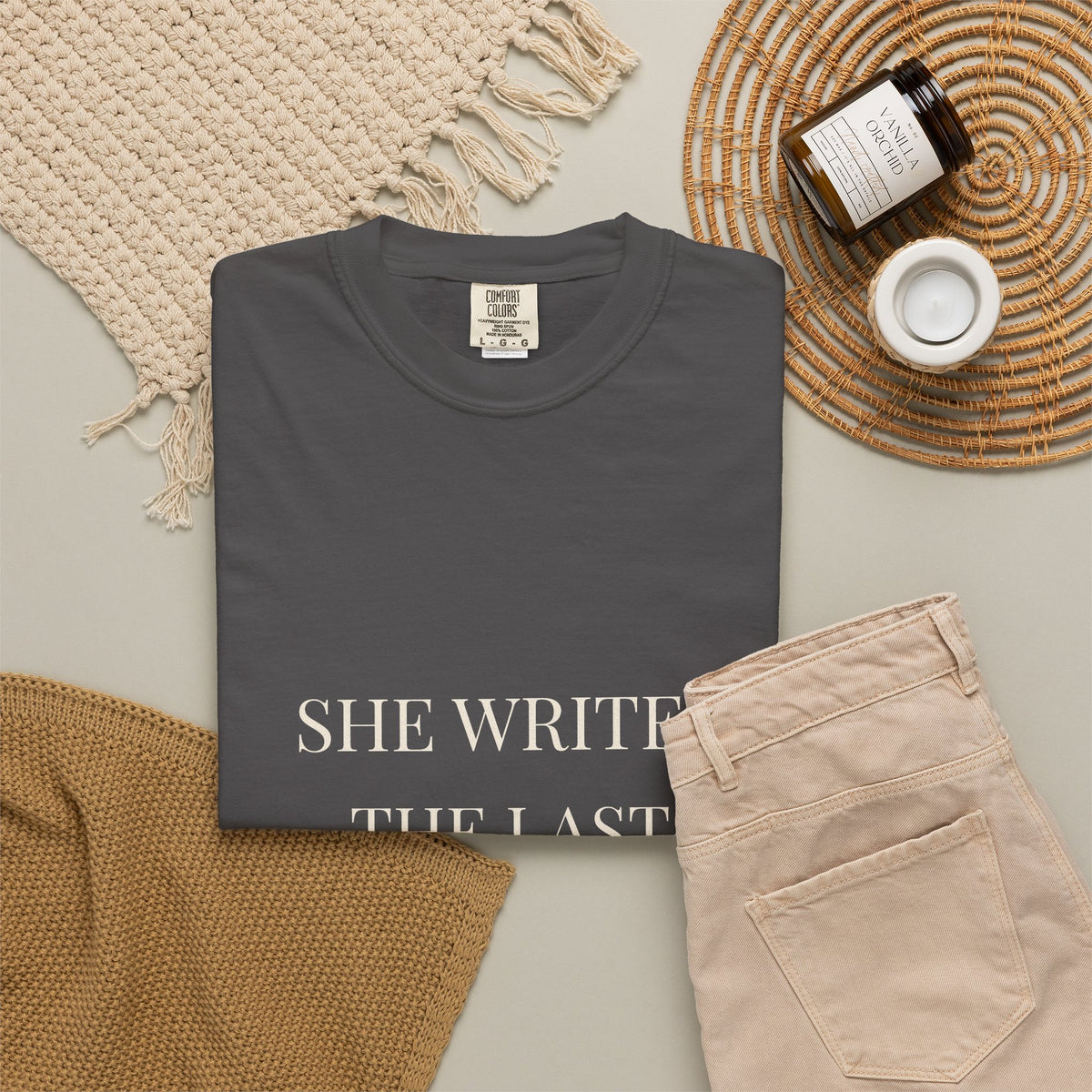 She Writes the Last Page Tee