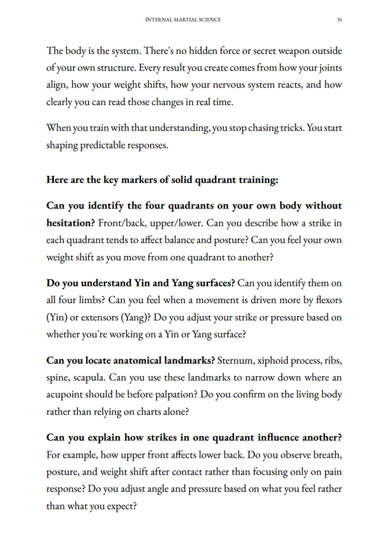 Internal Martial Science: Mapping the Weaknesses of the Human Body (epub version)